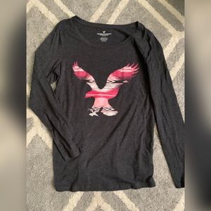 American Eagle tribal print long sleeve